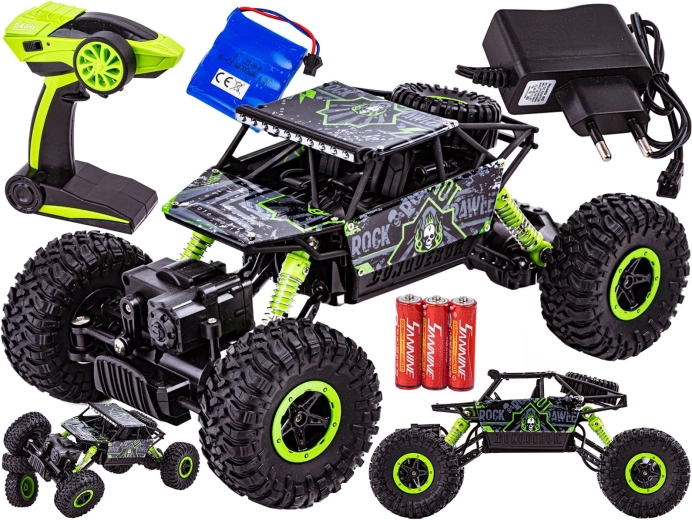 RC avto rock crawler 2,4 GHz 1:18 zelen