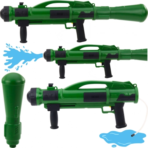 Vodna pištola Bazooka s črpalko, 73 cm, zelena