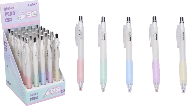 Gel pisalo 0,5 mm z modrim polnilom