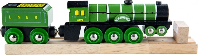 Lesena lokomotiva Flying Scotsman - replika