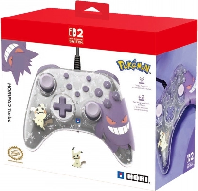 Žični krmilnik HORI Horipad Turbo Gengar in Mimikyu za Nintendo Switch