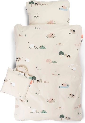 Done by Deer Tiny farm children's bedding in sand