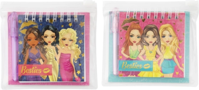 Mini beležka s svinčnikom Besties