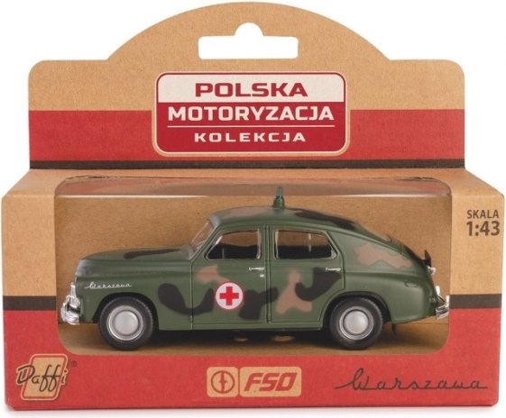 Vozilo PRL Warszawa M20 Vojaško reševalno vozilo