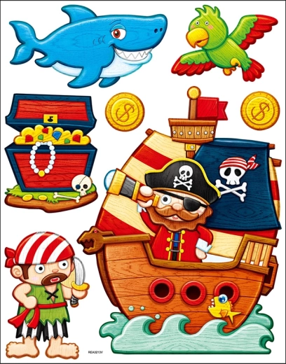 Dekorativne stenske nalepke pirati