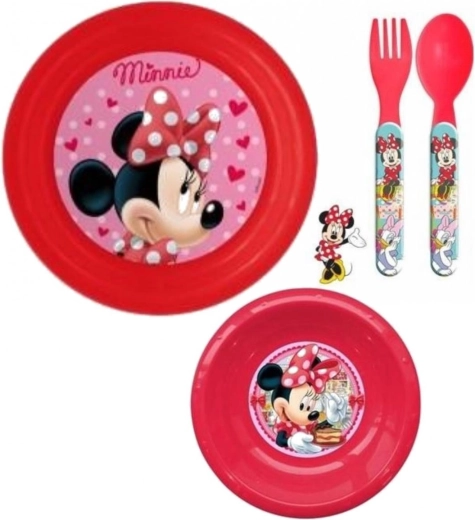Plastic Minnie dining set (3-piece) Eli