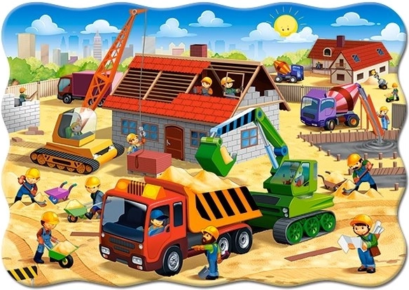 Puzzle Gradbeništvo 30 kosov