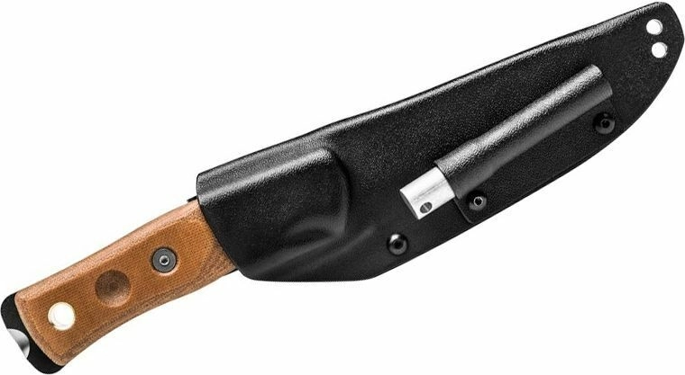 TOPS Knives Fieldcraft by Brothers of Bushcraft – outdoor knife with a kydex sheath and a fire starter