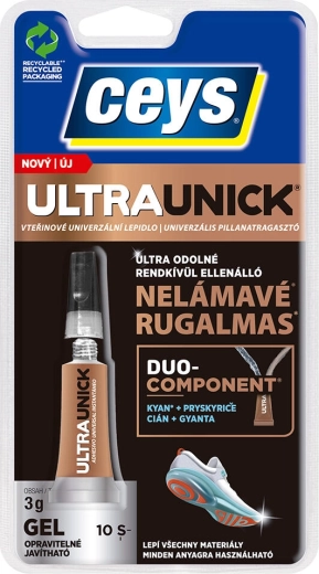 Sekundno lepilo gel ULTRAUNICK 3 g