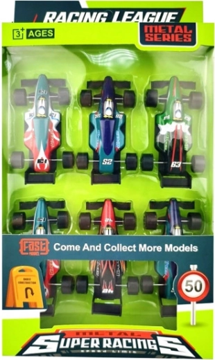 Komplet avtomobilčkov formule 1 (6 kosov)