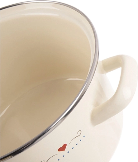 Odporen emajl in nerjaven rob