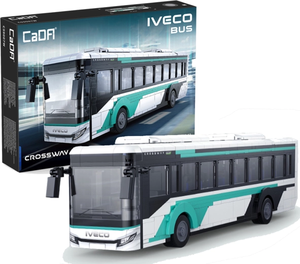 CaDA gradbeni set mestni avtobus Iveco Bus Crossway 832 delov