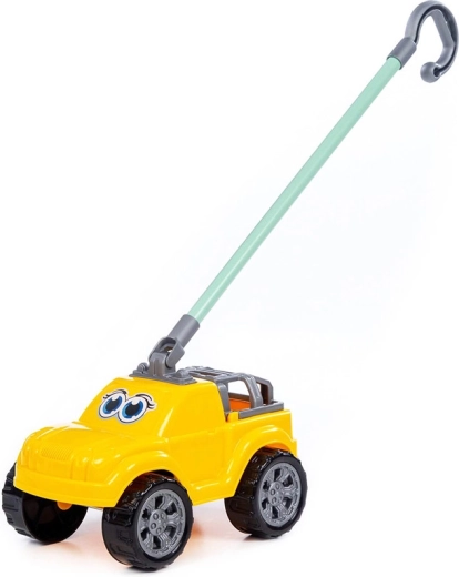 Pull-along yellow car - 1 piece