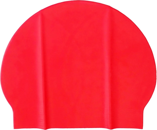 Effea latex swimming cap red
