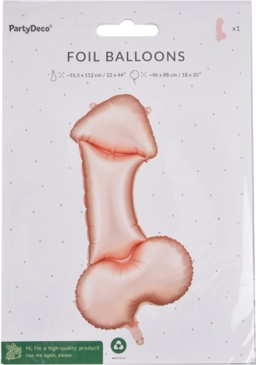 Hudičev folijski balon 55 × 112 cm