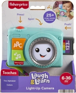 Fisher-Price interaktivni svetlobni fotoaparat za otroke (češčina/slovaščina/angleščina/madžarščina/poljščina)
