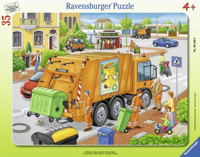 Ravensburger Sestavljanka Smetarji 35 delov