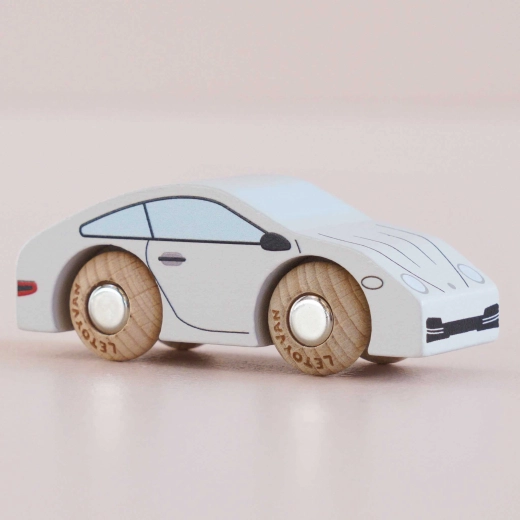 Le Toy Van leseni športni avtek gt90 poppy