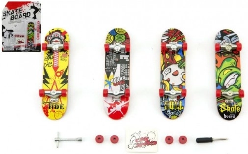 Plastična Finger Skateboard 10 cm z dodatki
