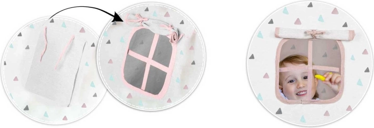 Okence z rolojem in odgrnljiv vhod