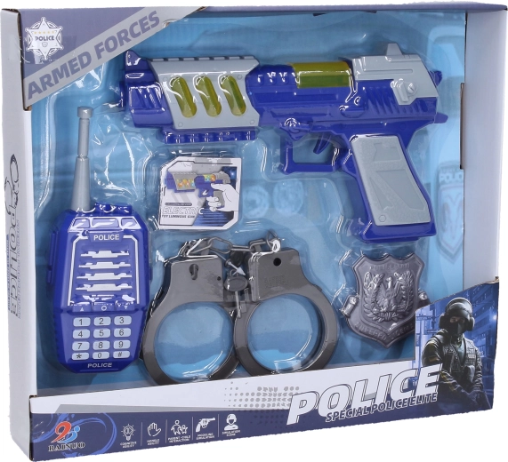 Policijski komplet s pištolo dolžine 21,5 cm