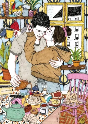 Magnolia puzzle Breakfast and Love 1000 pieces
