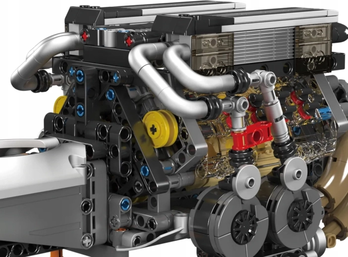 Mould King komplet za sestavljanje motorja W16, 955 delov