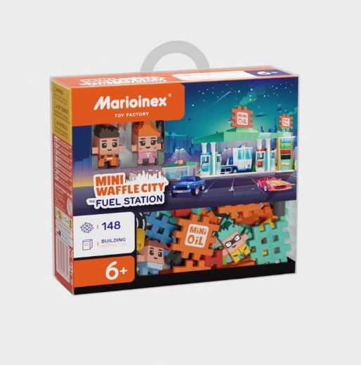 Kocke Mini Waffle – bencinska postaja, 148 kosov