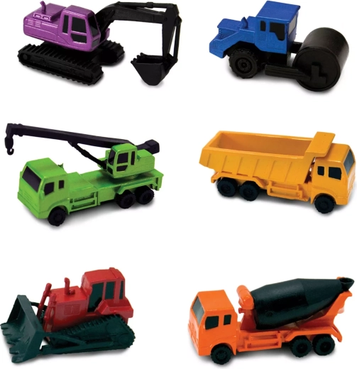 6 construction vehicles for endless play scenarios
