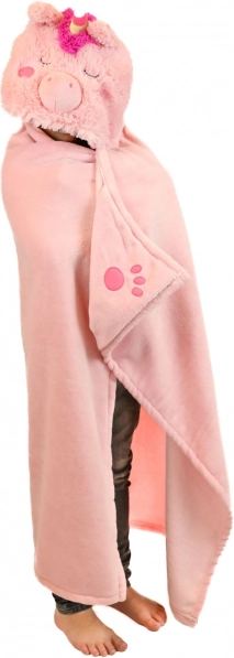 Cozy Noxxiez topla otroška odeja s kapuco Samorog
