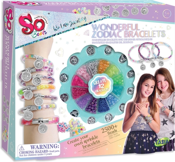 Tasia komplet za izdelavo zapestnic z znamenji zodiaka