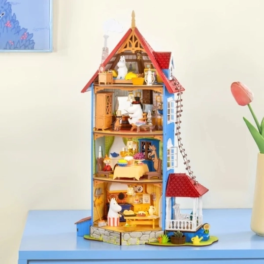 Four-story house full of details