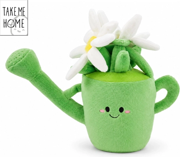 Plush houseplant in a green watering can Take Me Home 20 cm - 1 piece