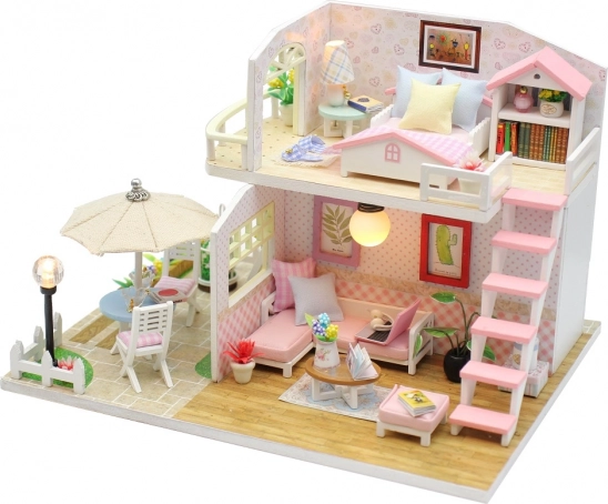 Miniatura hiške Rožnata hiša 2Kids Toys