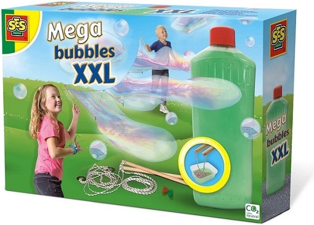 SES mega mehurčki XXL – komplet za velikanske milne mehurčke