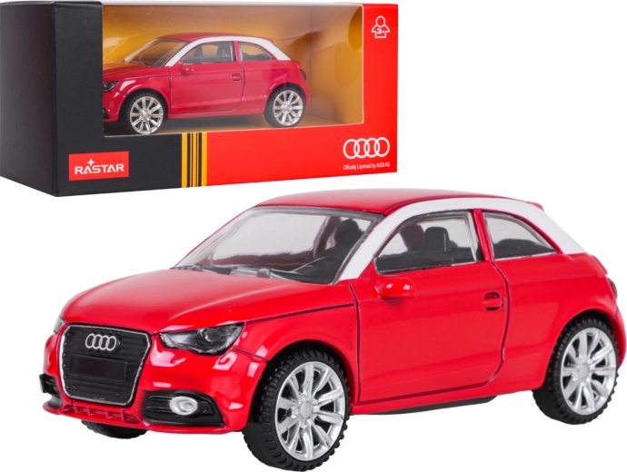 Kovinski model Audi A1 RASTAR v merilu 1:43, rdeč