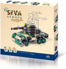 Konstrukcijski komplet SEVA vojska – bojna vozila, 436 delov