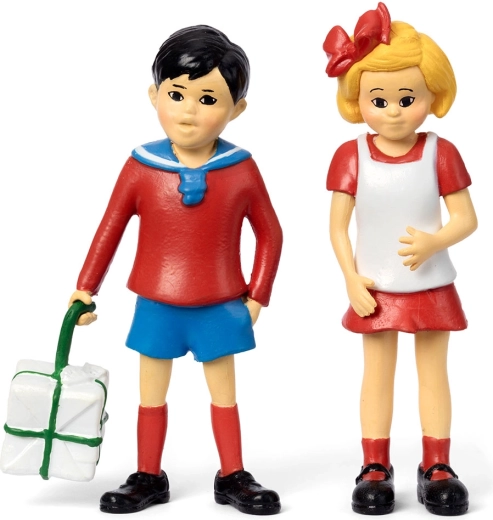 Pika Nogavička – figurici Tommy in Annika (komplet za otroke)