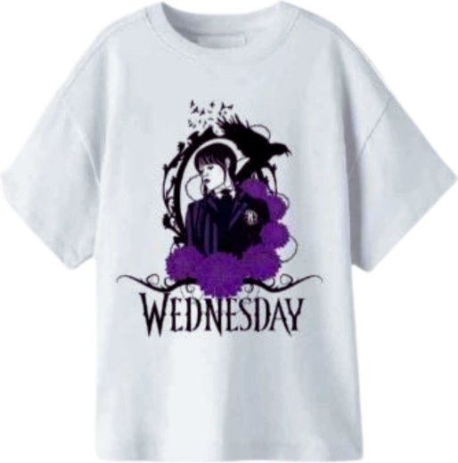 Bela majica Wednesday