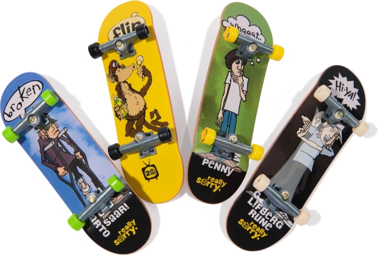 4 fingerboardi z izrazito grafiko Flip