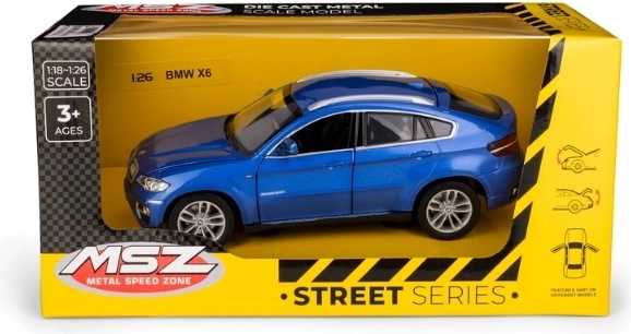Model avtomobila MSZ BMW X6 v merilu 1:26, moder