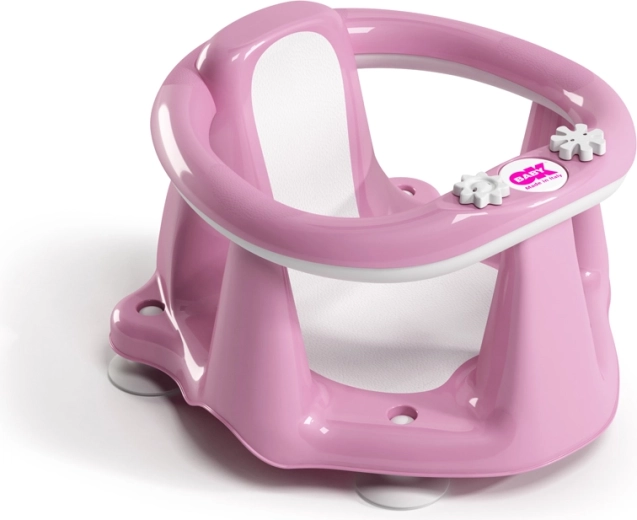 Ok Baby protizdrsni sedežek za kad Flipper Evolution roza (6–15 mesecev)