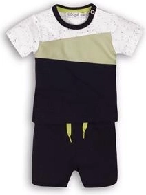 Dirkje otroški 2-delni komplet Sunny around the world mint/navy modra