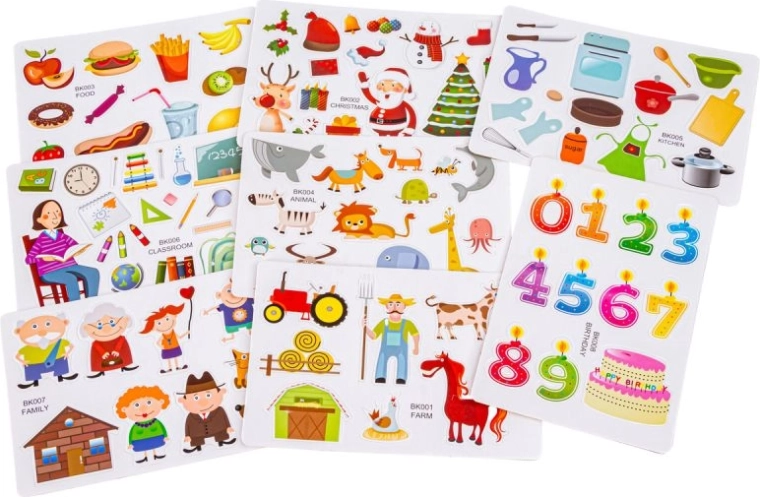 Cards with motifs for tracing and decorating