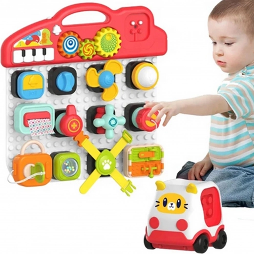 Woopie Montessori Otroški Barvni Manipulacijski Panel