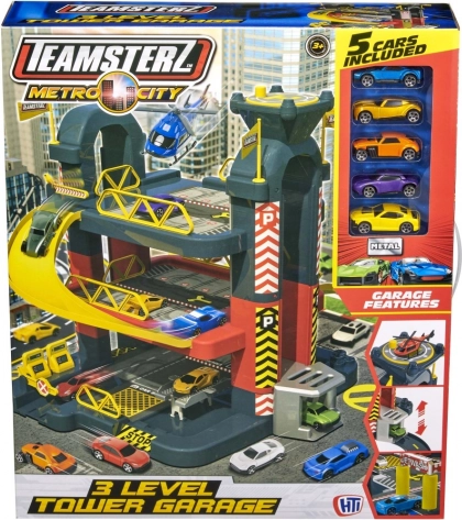 Teamsterz trietažna garaža z avtomobili