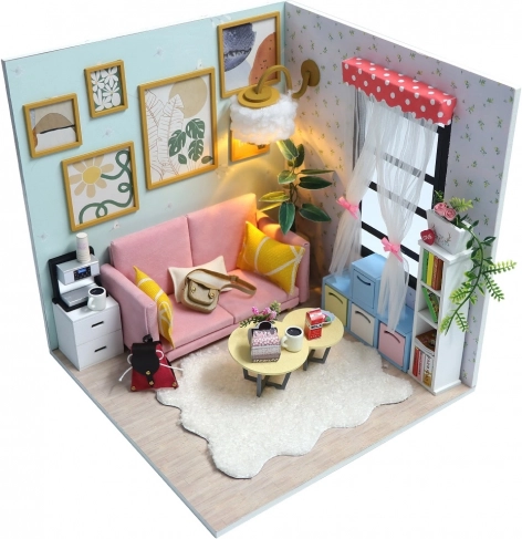 Miniaturna hišica – dnevna soba sončni žarek (2KIDS TOYS)