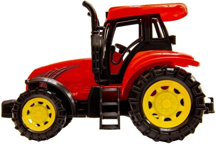 Traktor z robustnimi kolesi