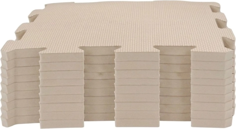 NIDO NIDO penasta igralna podloga puzzle sandstone (9 delov)