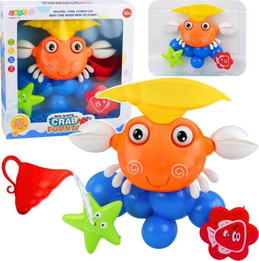 Kopalna igrača – rak z fontano in priseski